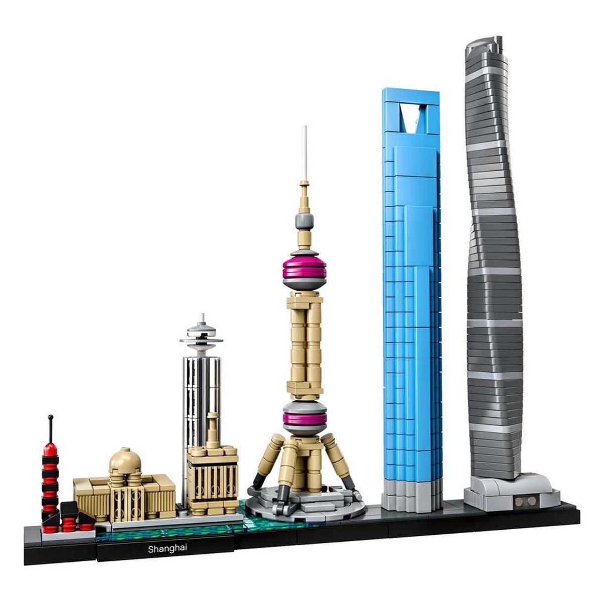 Конструктор LEGO® Architecture Шанхай (21039) Skylines для взрослых 12+, 597 элементов, 2018 год.