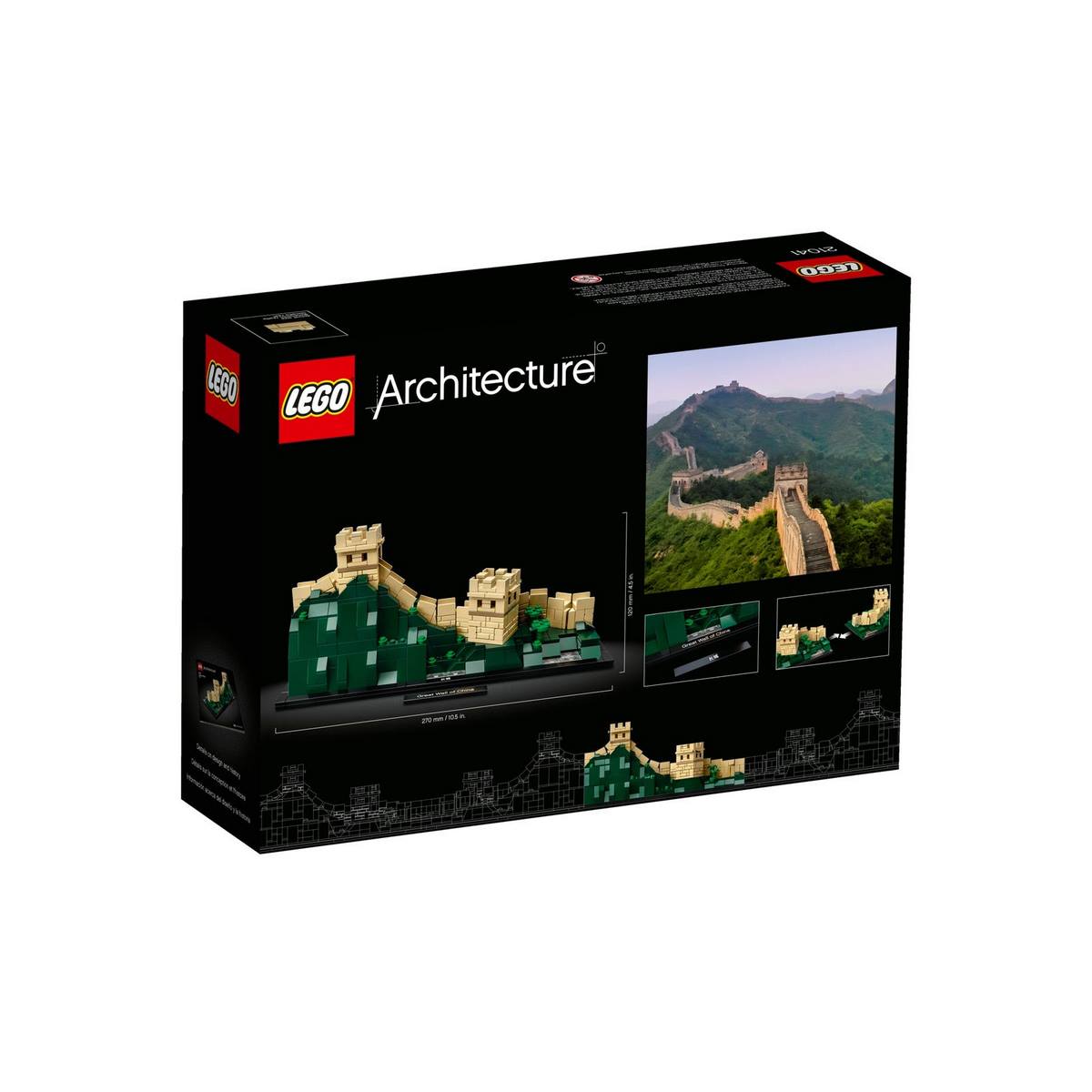 Набор LEGO® 21041 дарит приятное впечатление от конструирования всем, кто интересуется архитектурой, путешествиями, историей и дизайном.