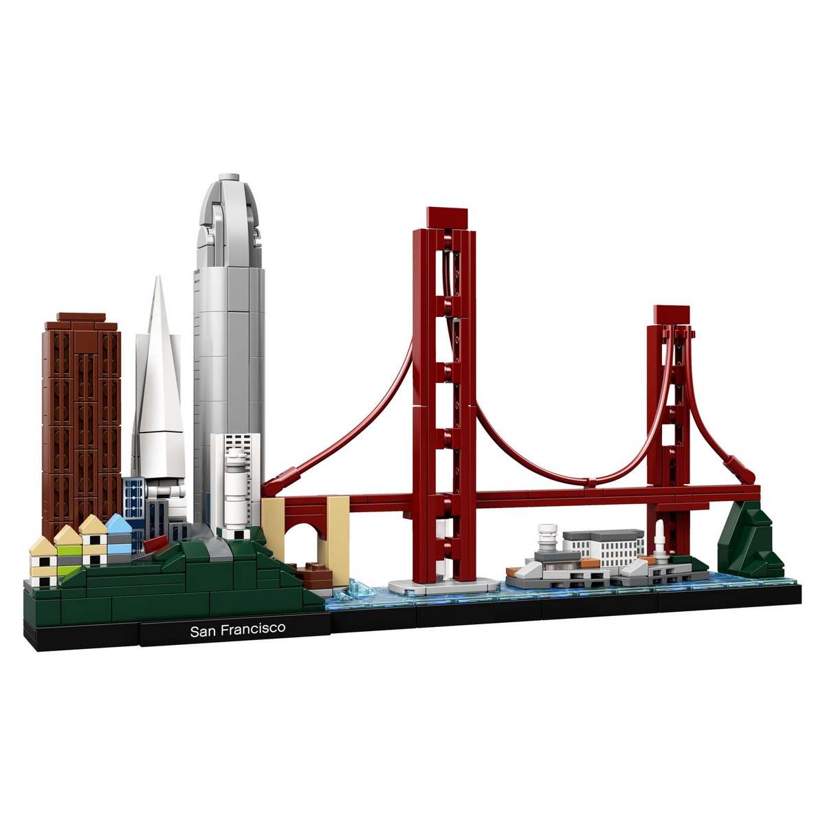 Конструктор LEGO® Architecture Сан-Франциско (21043) Skylines для взрослых 12+, 565 элементов, 2019 год.