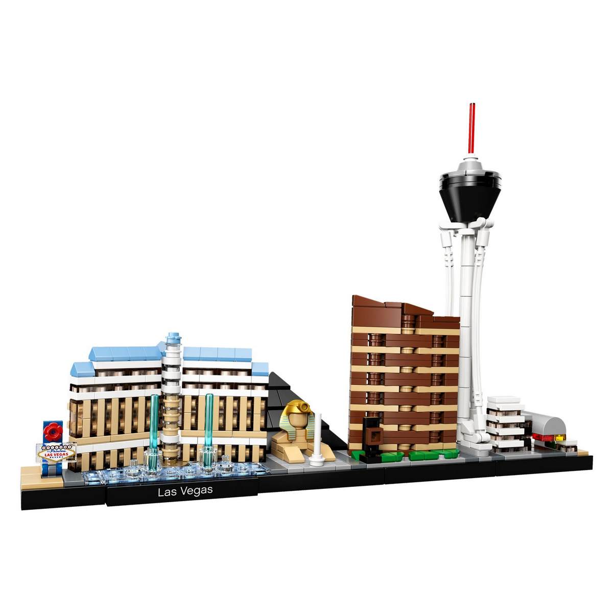Конструктор LEGO® Architecture Лас-Вегас (21047) Skylines для взрослых 12+, 501 элемент, 2018 год.
