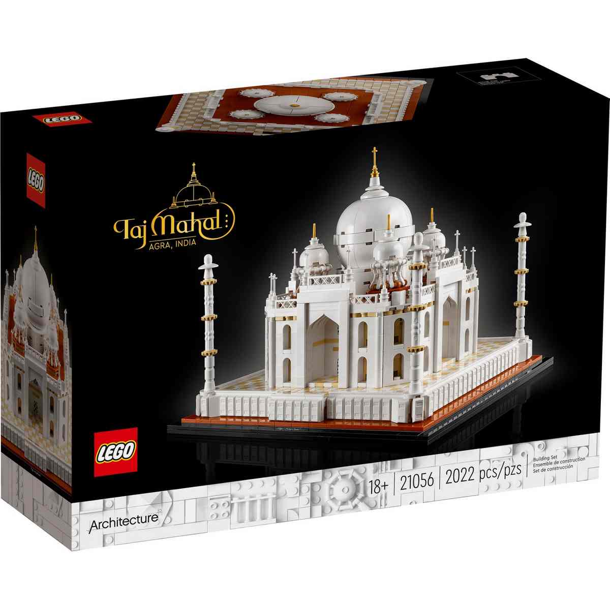 Потрясающая модель LEGO® Architecture Тадж-Махал (21056) приведет в восторг любителей архитектуры, путешествий и истории.