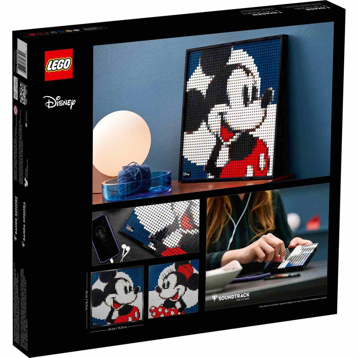 Насладитесь отдыхом с этим набором LEGO® Art Disney's Mickey Mouse (31202), состоящим из более чем 2650 элементов.