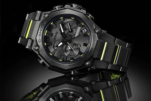 Часы G-SHOCK MTG-B2000SKZ-1AER с новой защитной структурой Dual Core Guard: карбоновый монокок в стальном корпусе.