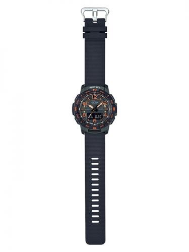 Bluetooth® позволяет подключать походные часы CASIO PRO TREK PRT-B50FE-3ER к смартфону для доступа ко многим функциям.